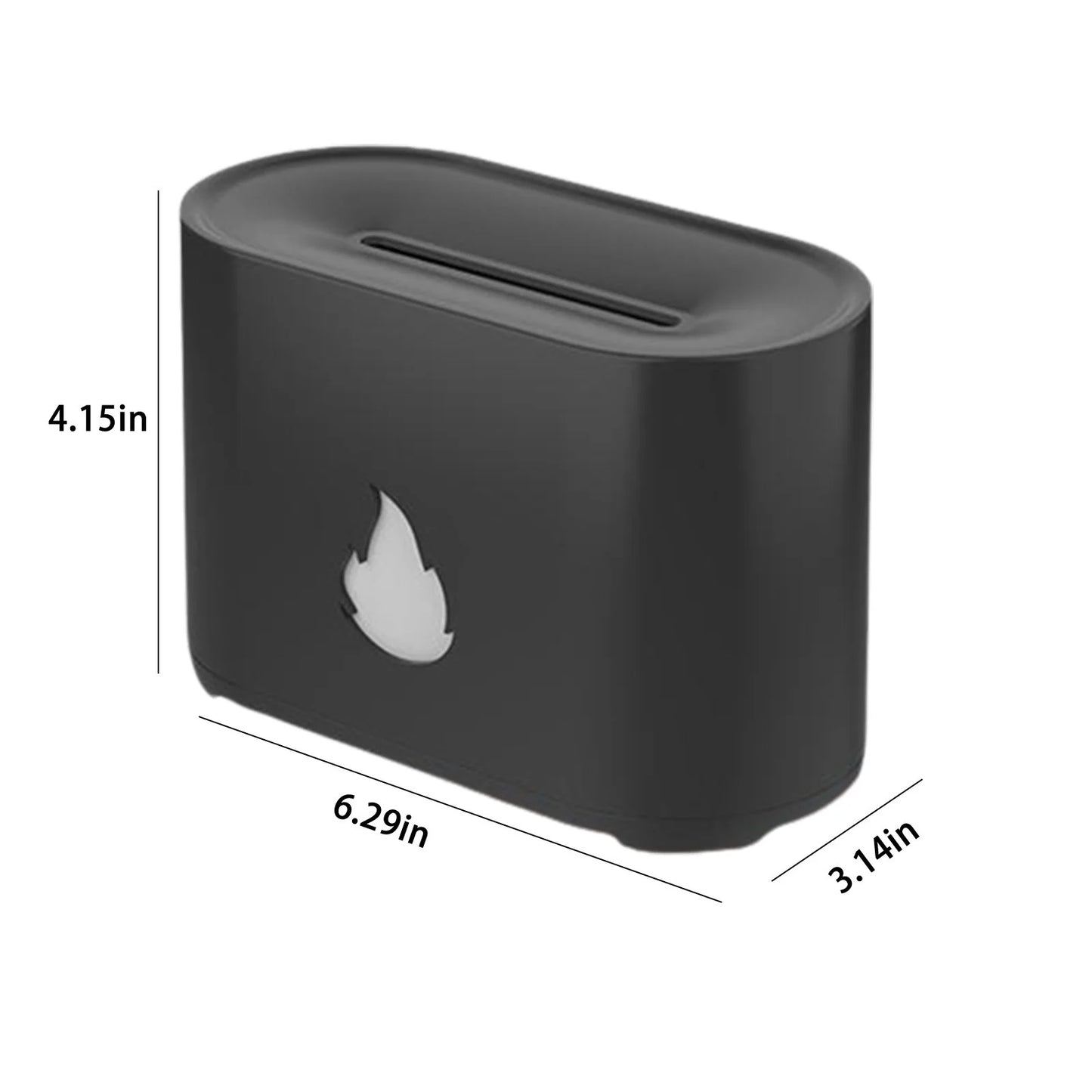 Christmas Holiday Savings 2024! Humidifiers, Essential Oil Diffuser with Flame Light, Aromatherapy Mist Humidifier, Quiet Aroma Diffusers with Auto Shut-Off Protection