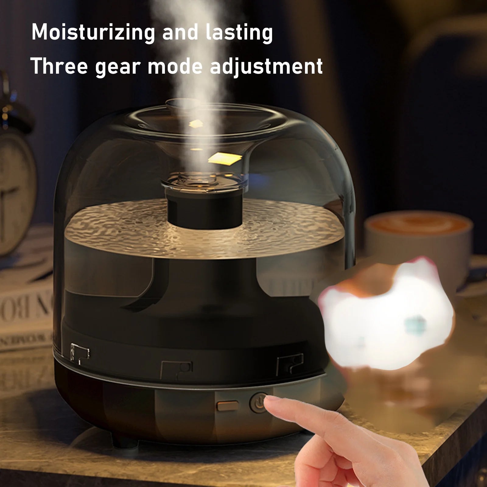 Christmas Holiday Savings 2024!  Humidifiers for Bedroom, USB Humidifier with Colorful, Large Capacity 500ML Quiet Cool Mist Humidifier for Bedroom and Office, Plants, Easy to Clean