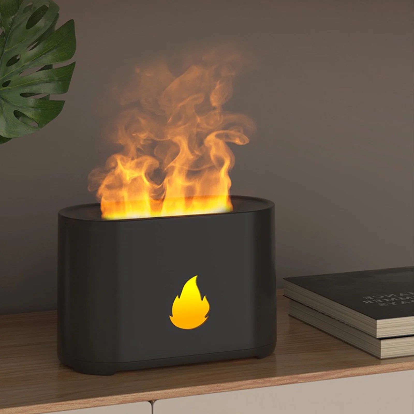 Christmas Holiday Savings 2024!  Humidifiers, Essential Oil Diffuser with Flame Light, Aromatherapy Mist Humidifier, Quiet Aroma Diffusers with Auto Shut-Off Protection