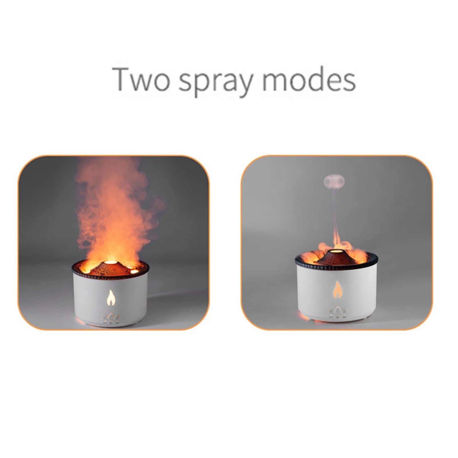 Flame Humidifier Mute Aromatherapy Machine Bedroom Lighting Large Fog Volume Air Diffuser Aromatherapy Machine